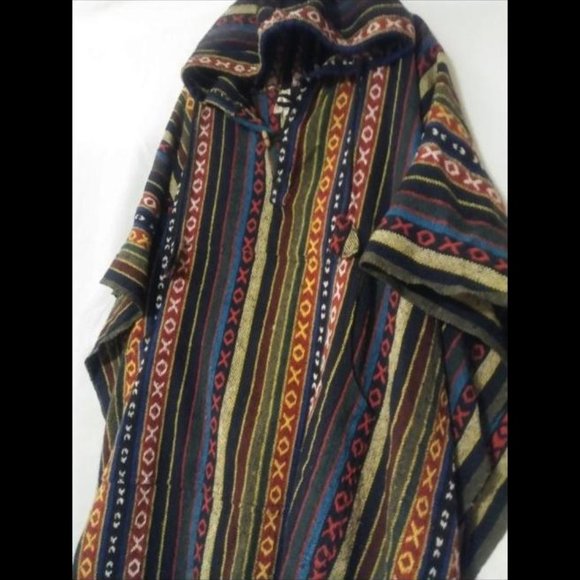 Hooded Boho Poncho - Picture 8 of 8